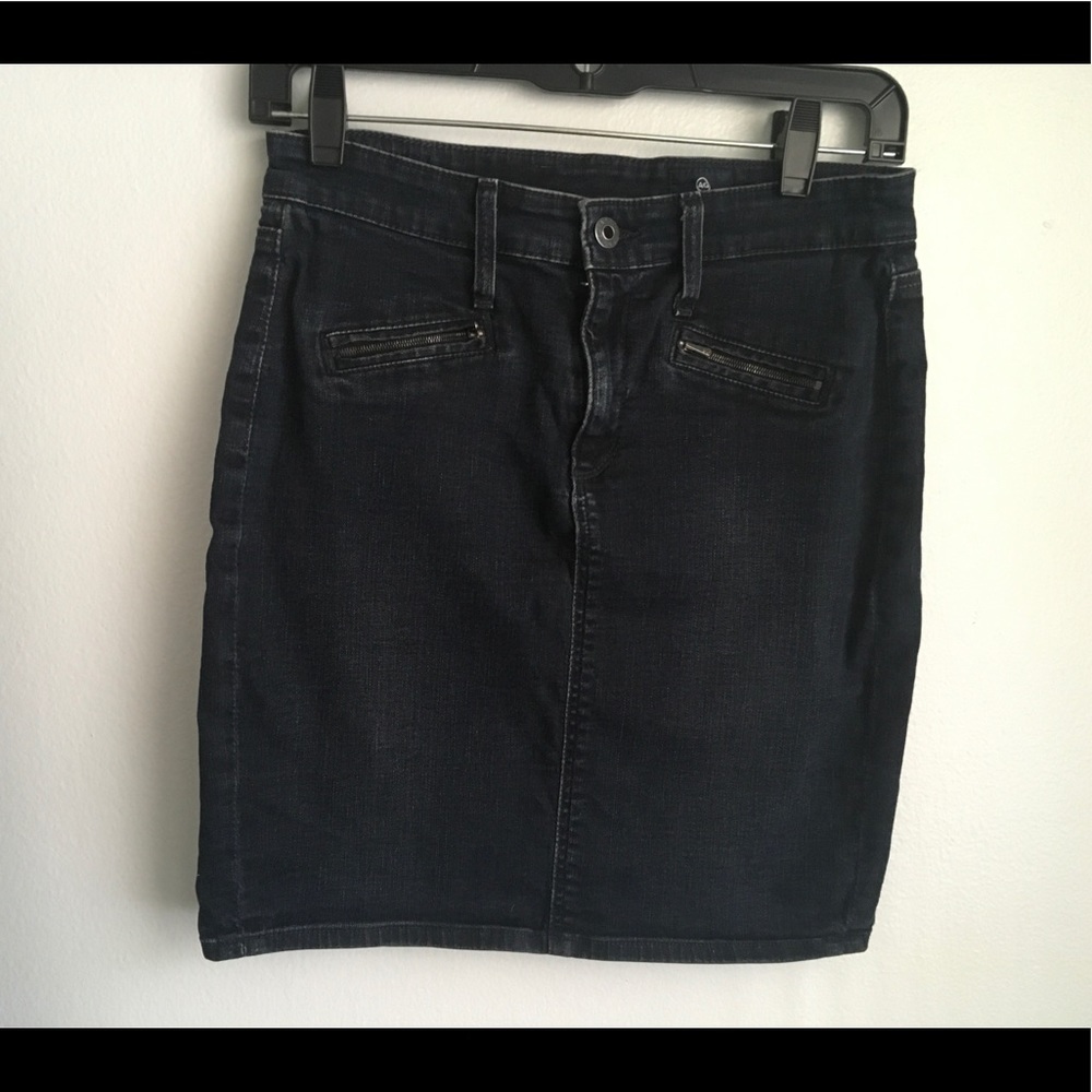 Ag Adriano Goldschmied blue denim skirt, size 27